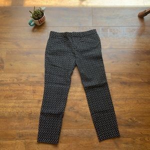 Gap Patterned Skinny Dress Pants